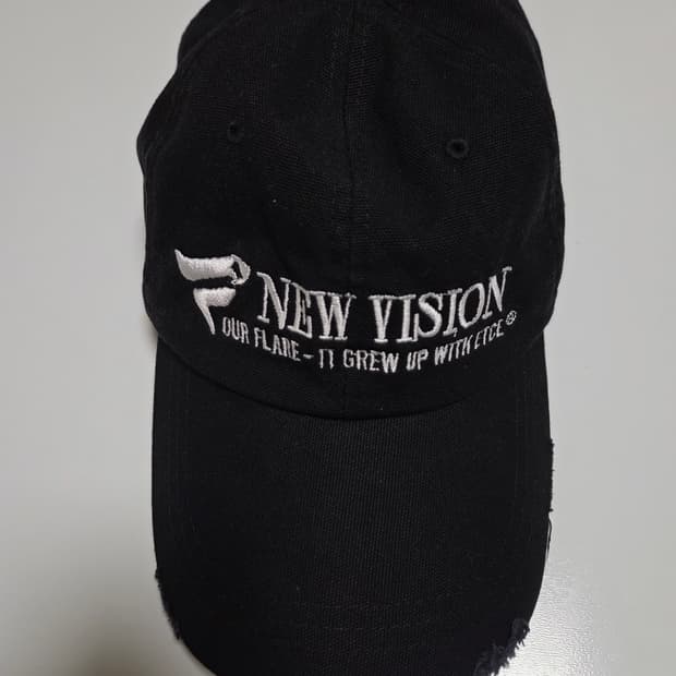 ETCE 워시드 블랙 볼캡