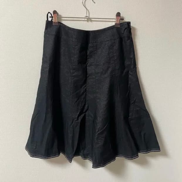 빈티지 긱시크 미디 스커트