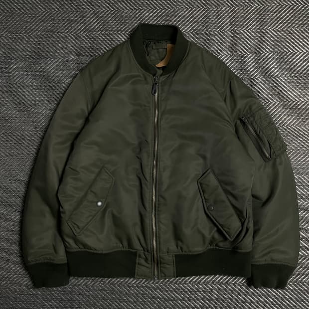 빈티지 MA-1 블루종 박시핏 항공점퍼o 5194