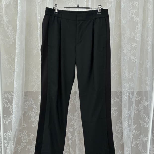 44) 준지 Juun.J 밴딩 슬랙스 팬츠 블랙