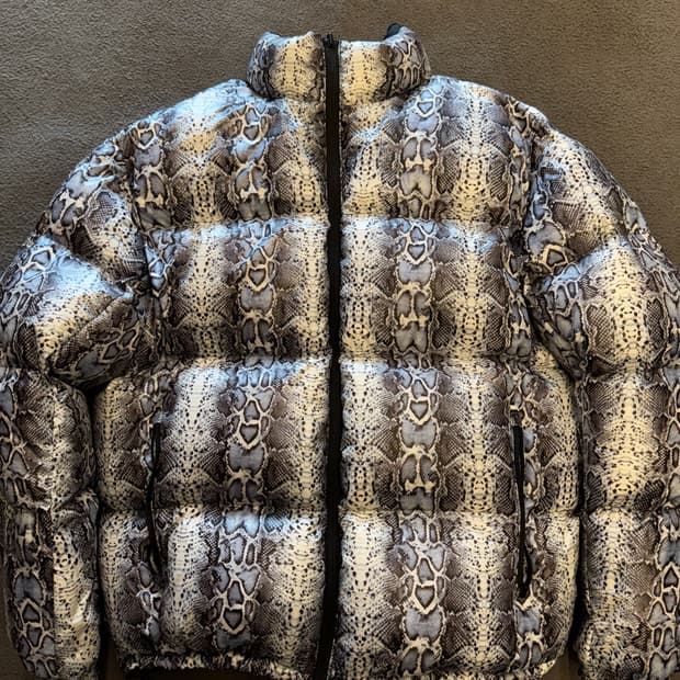 스컬프터 뱀피 리버시블 패딩 처분 