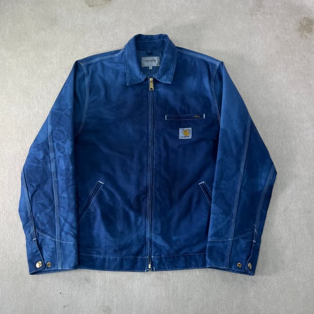 100 칼하트 WIP 스카이블루 디트로이트 워크자켓 