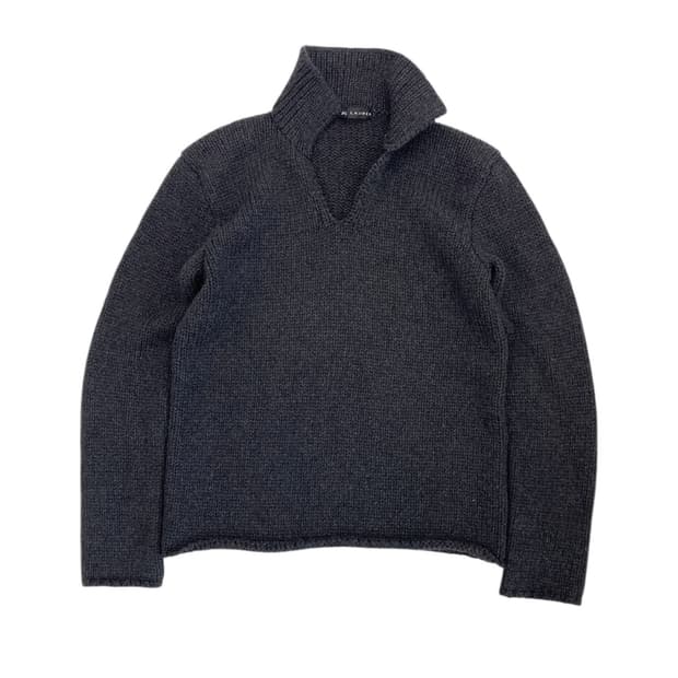 00's 랄프로렌 울 브이넥 카라 스웨터