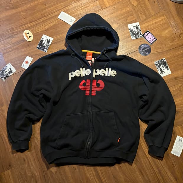 Pelle Pelle Heavy cotton zip-up hoodie