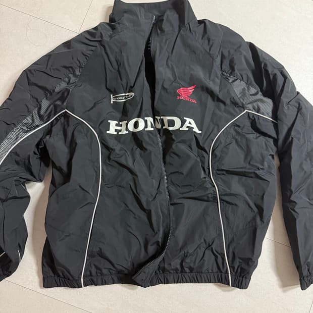 혼다 트랙 집업 자켓 블랙
