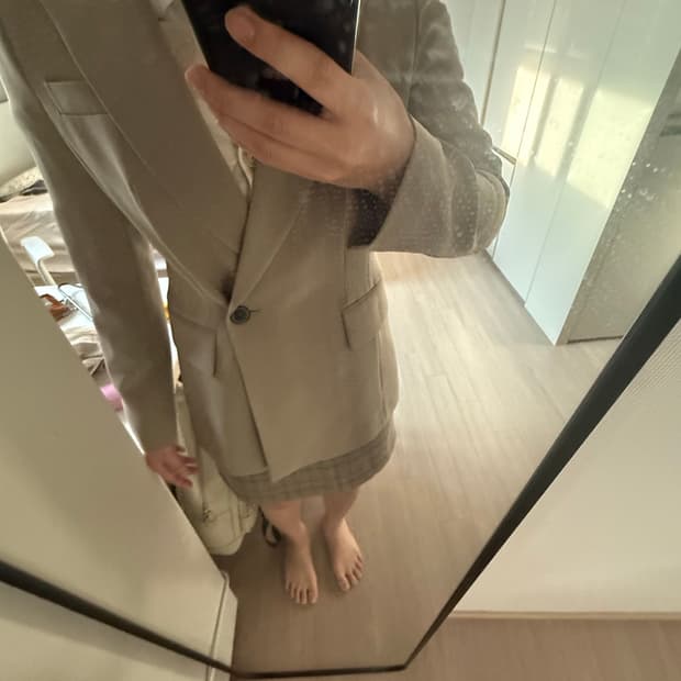 Kenneth lady 싱글버튼 일자핏 정장자켓 EVJKPK8300