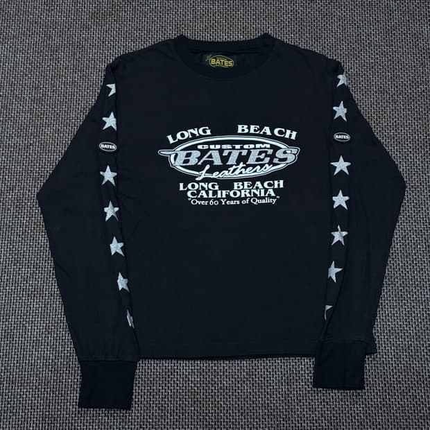 Bates Leathers 사이드 디테일 포인트 롱슬리브