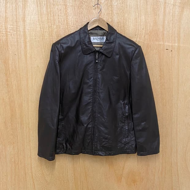 BALMAIN leather jacket 발망 레더 자켓