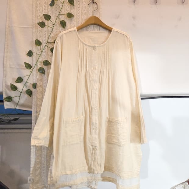 포켓 버튼업 원피스