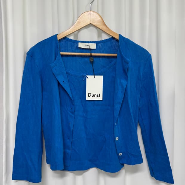 [새상품] Dunst 던스트 크로셰 가디건 나시 SET