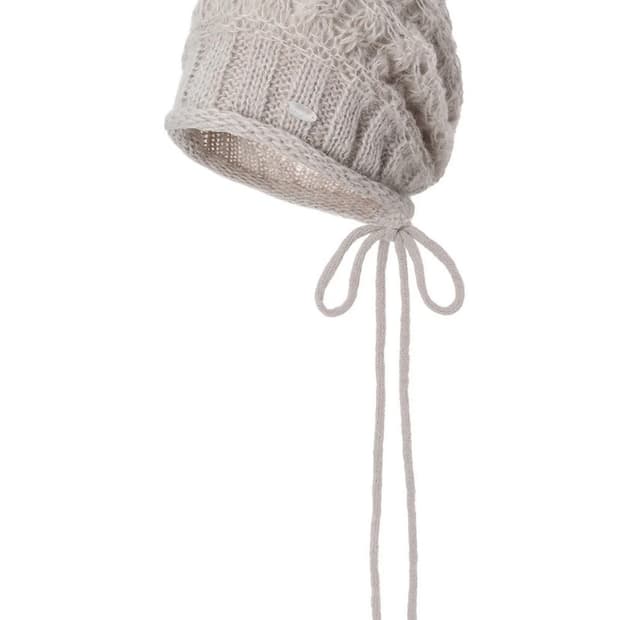 구해요)쓰리타임즈 멜로우 비니 베이지