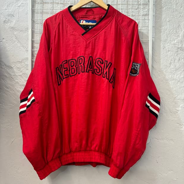 90s 프로 플레이어 올드스쿨 디트로이트 레드윙스 웜업 XL