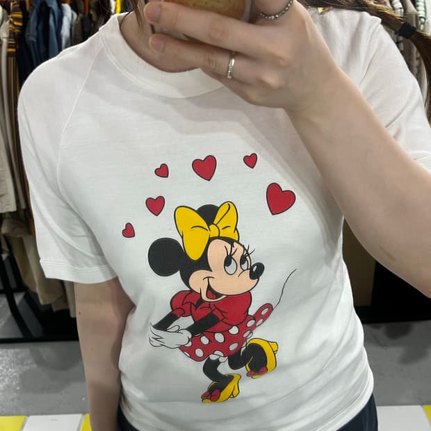 Disney 디즈니 미니마우스 반팔티셔츠 (made in U.S.A.)