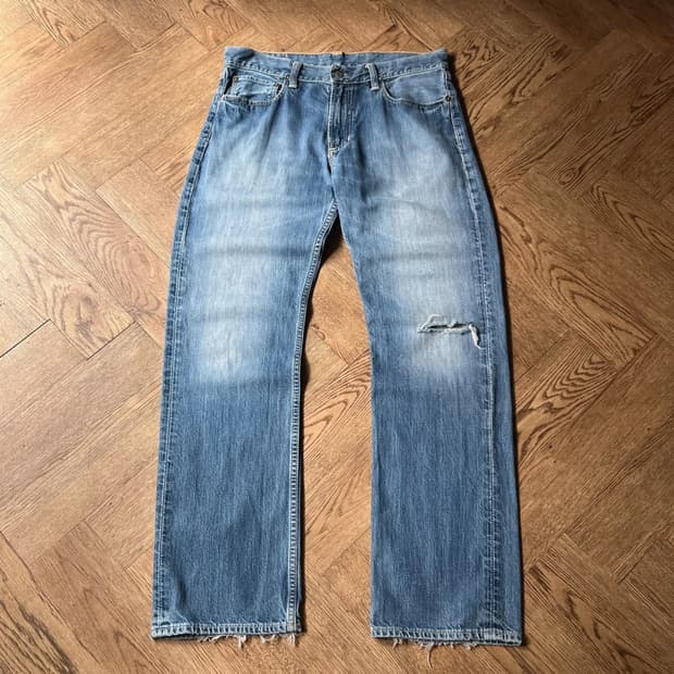 [32]폴로 랄프로렌 867 싱글 디스트로이드 스트레이트 데님 팬츠