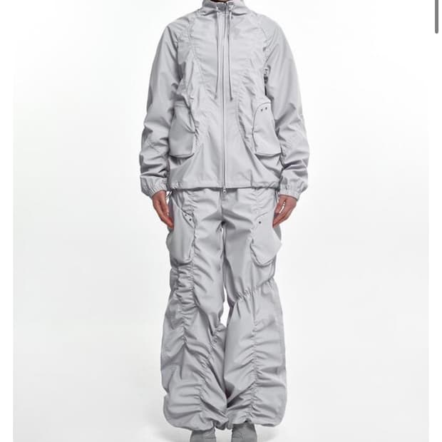 나체 SMOCKING CONVEX PANTS GRAY 1 size