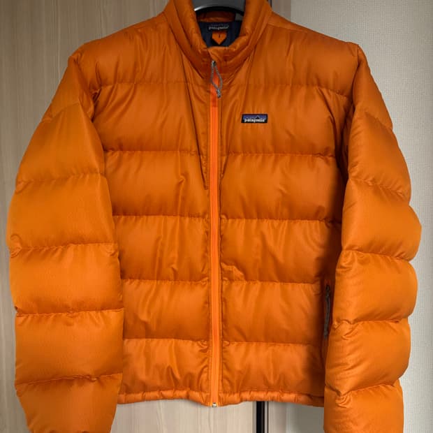 [XL] 파타고니아 패커블 구스다운 자켓 패딩 _ 오렌지 판매
