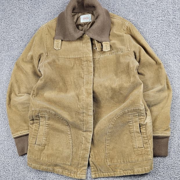 LUCCA 코듀로이 하이넥카라 헌팅 자켓 ( L ) / 10493