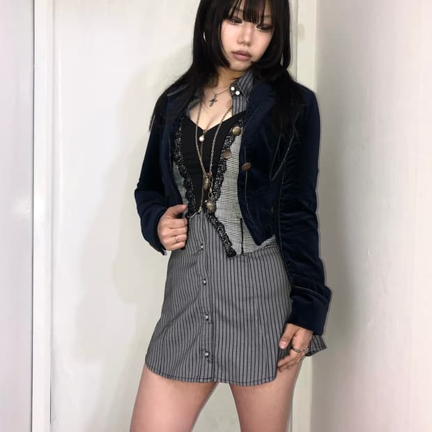 navy dollish antique gal set /DOHC,엑시즈팜