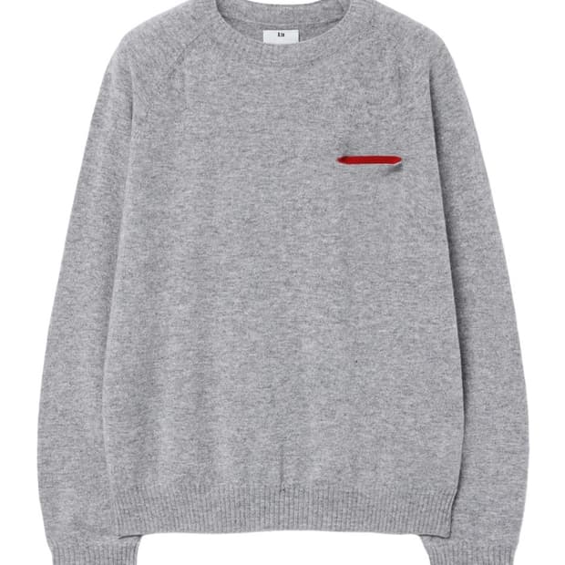 A.ta Hearcut knit (Grey/Red)