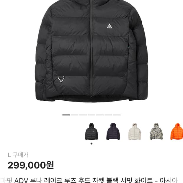 나이키 acg 써마핏 ADV 루나 레이크 루즈 후드