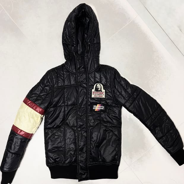 히스테릭글래머 아카이브 히스걸 패치 경량패딩 자켓