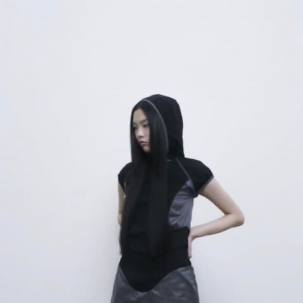 오호스 ojos 투웨이 후디드 볼레로 2way 