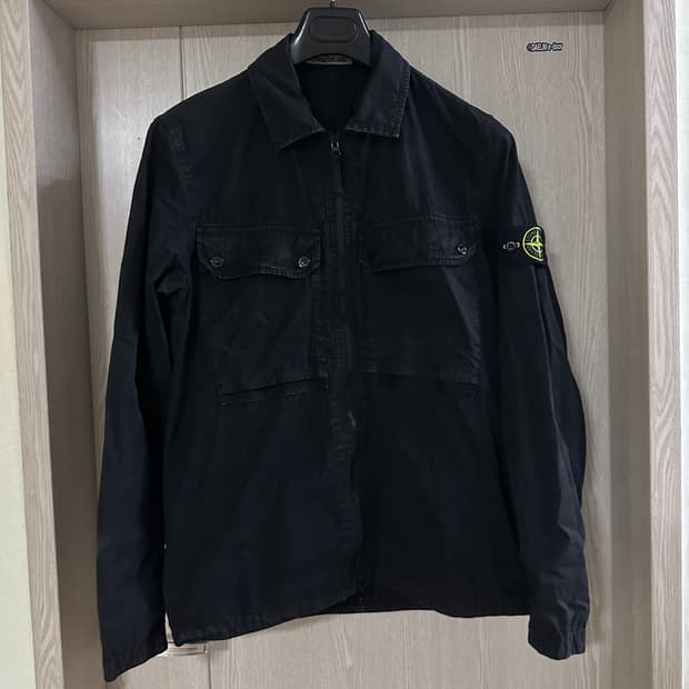 스톤아일랜드 102wn 브러쉬드 오가닉 코튼 오버셔츠 M