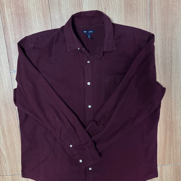 Gap 버건디 셔츠 XL