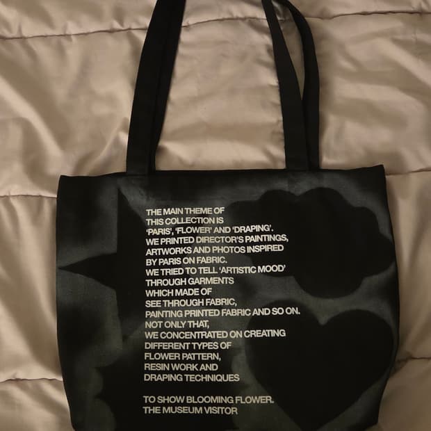 더뮤지엄비지터 스프레이 에코백 MULTI SPRAYED ECOBAG