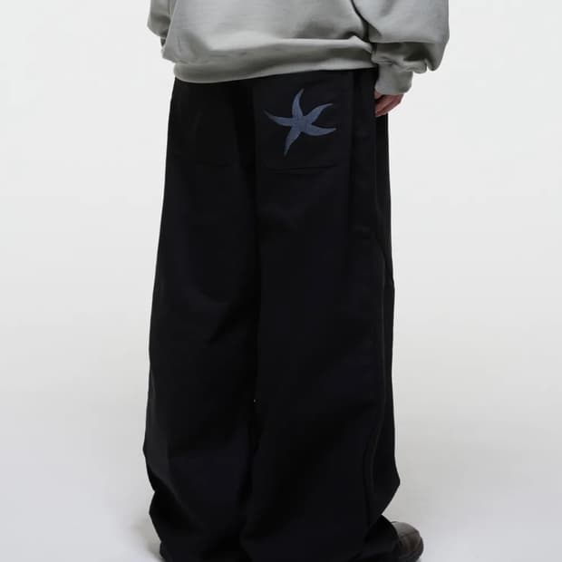 TCM starfish chino pants black L