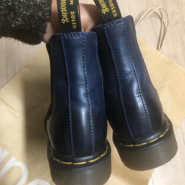 닥터마틴2976 네이비 uk4