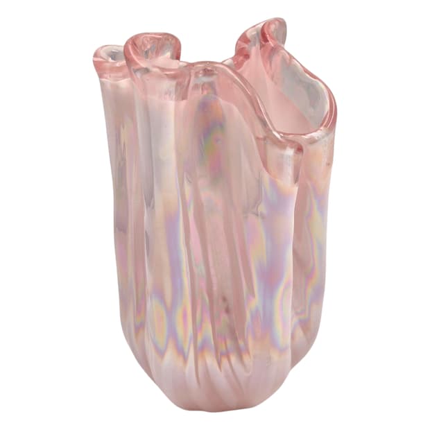 80s 쿠라타 핑크 오로라 산호 대형 꽃병