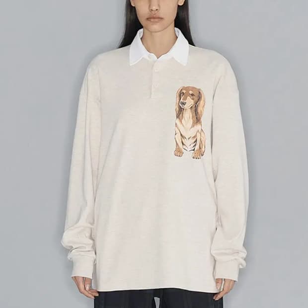 Open yy 도그 럭비 티셔츠