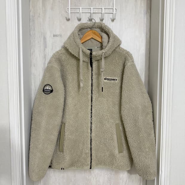 남성 105 XL / 디스커버리 뽀글이 후드집업 