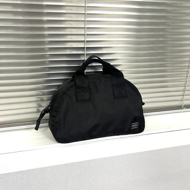 PORTER ROUND-BOSTON BAG S(Black) 