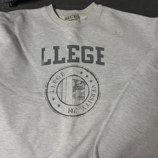 렉토 recto LLEG 로고 스웨터
