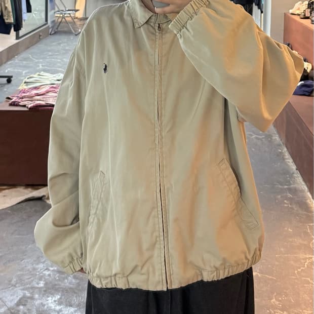 폴로 랄프로렌 베이포트 스윙탑 베이지 자켓 H3256