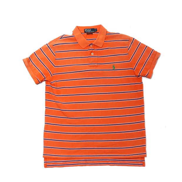 폴로 랄프 로렌 커스텀 핏 단가라 폴로 카라티 size L