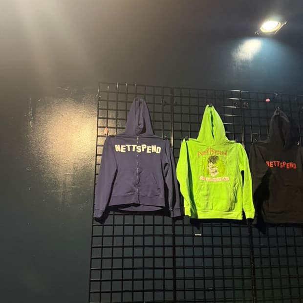 nettspend bafk slime green hoodie