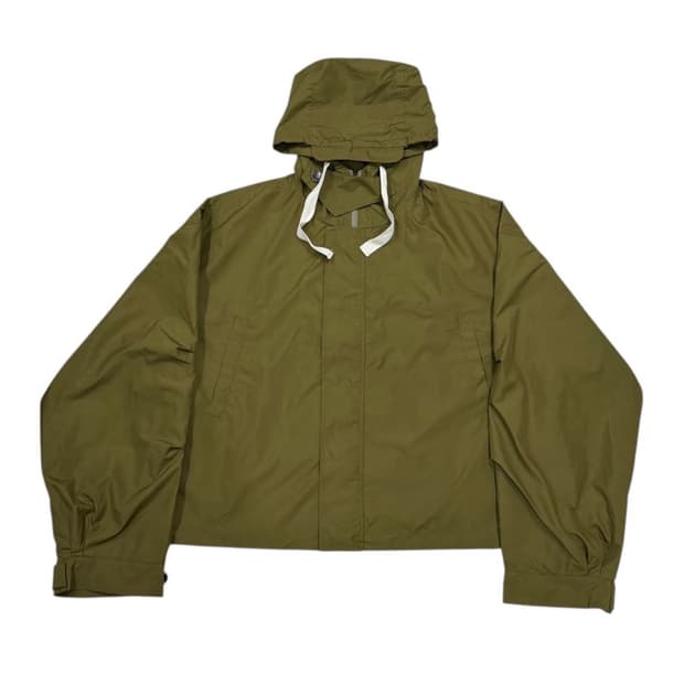 플라스틱 프로덕트 크롭 후디드 자켓