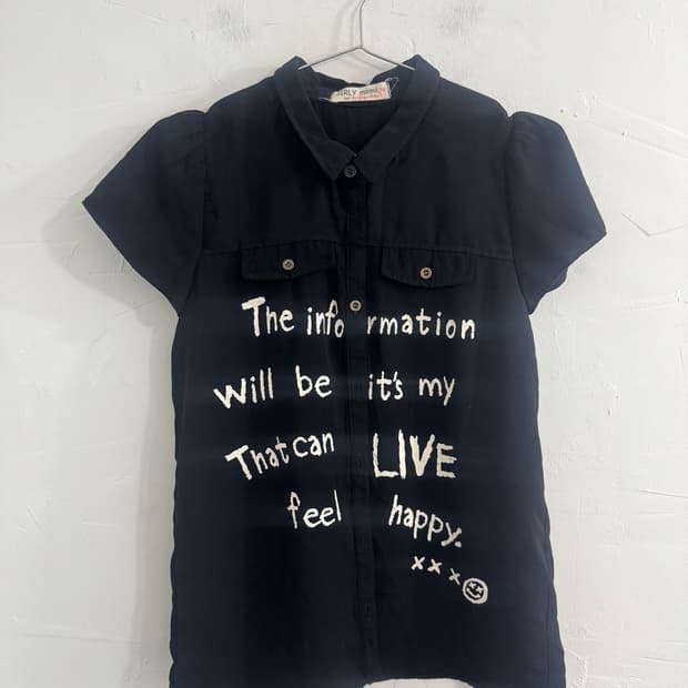 airpy momo printing shirt