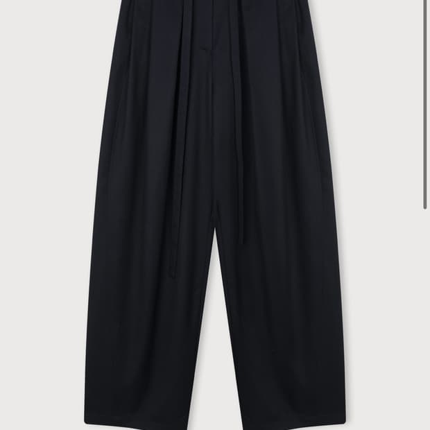 새) 에토스 WIDE WAIST STRAP PANTS M