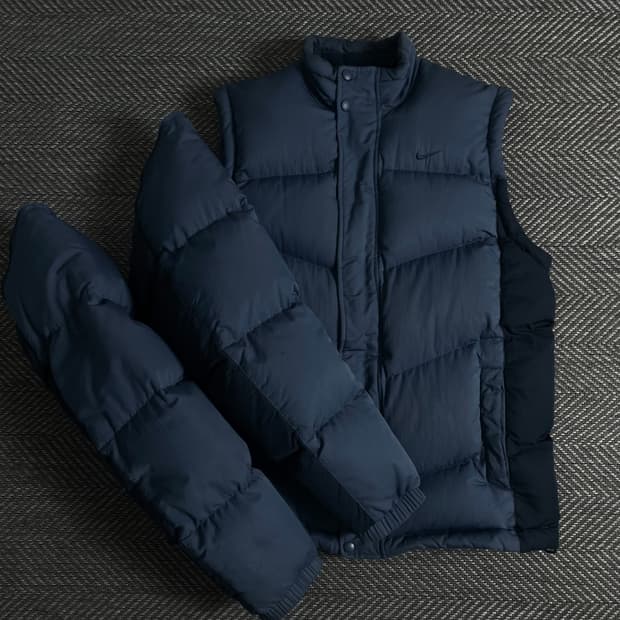 00s 나이키 올드스쿨 박시핏 다운 푸퍼 패딩o 3591