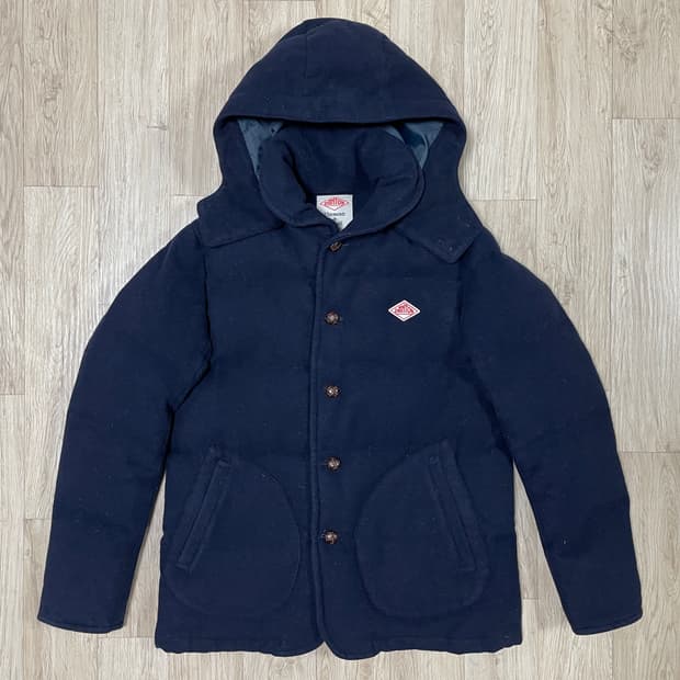 95~100) 단톤X빔스 후드 숄카라 울 다운패딩(RRL&LVC&폴로)