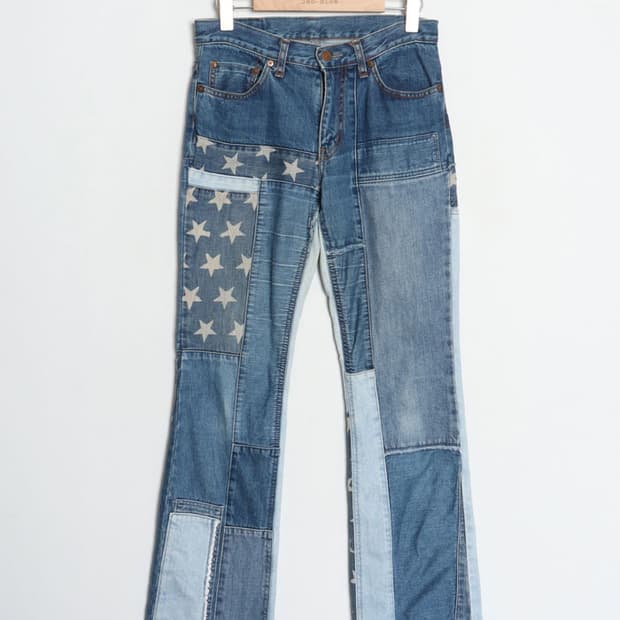 HYSTERIC GLAMOUR Patchwork Boot-Cut (27)