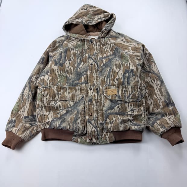 duxbak 90s 리얼트리 카모 후드자켓