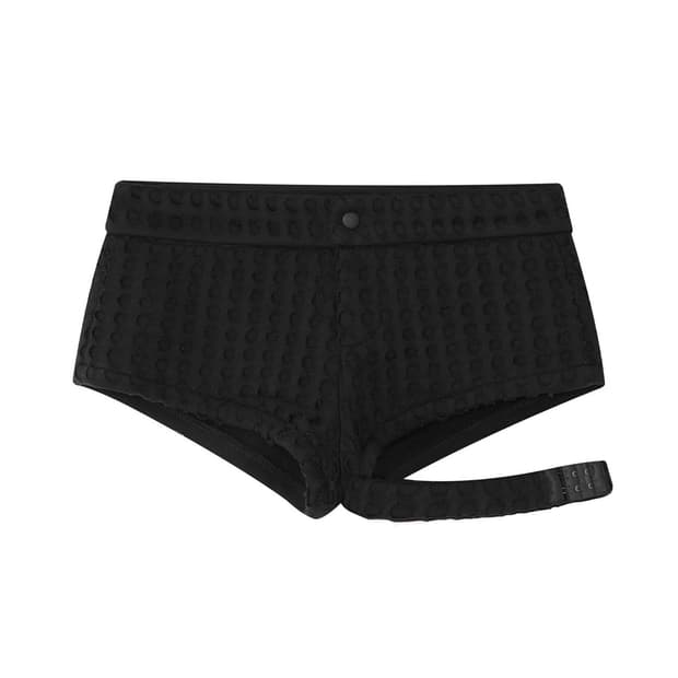 본네 bonnae Strap micro shorts (Black)