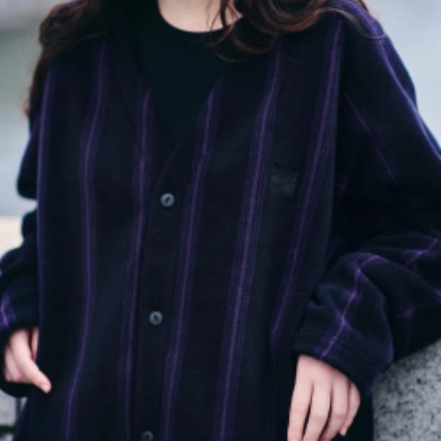 유니클로x니들스 오버사이즈 후리스 가디건