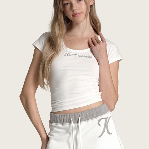 클리시어 Glow routine round top, White s