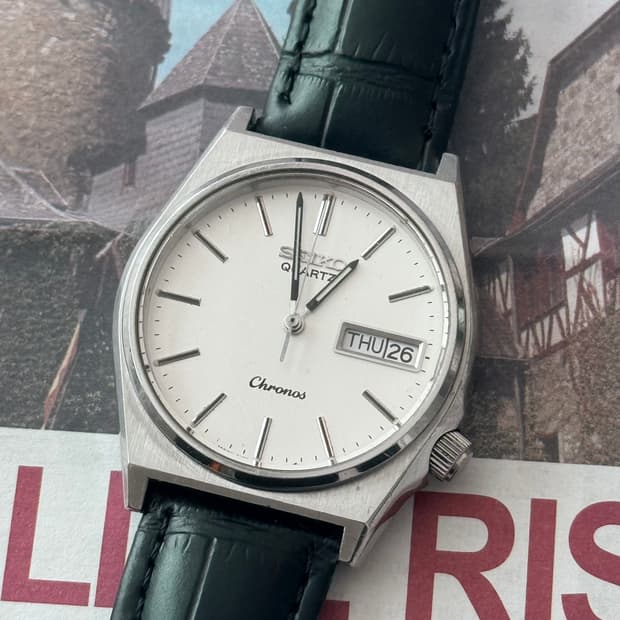 세이코 Seiko Chronos 쿼츠 데이 데이트